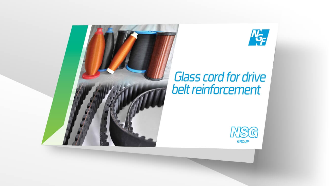Glass Cord for Drive Belt Reinforcement