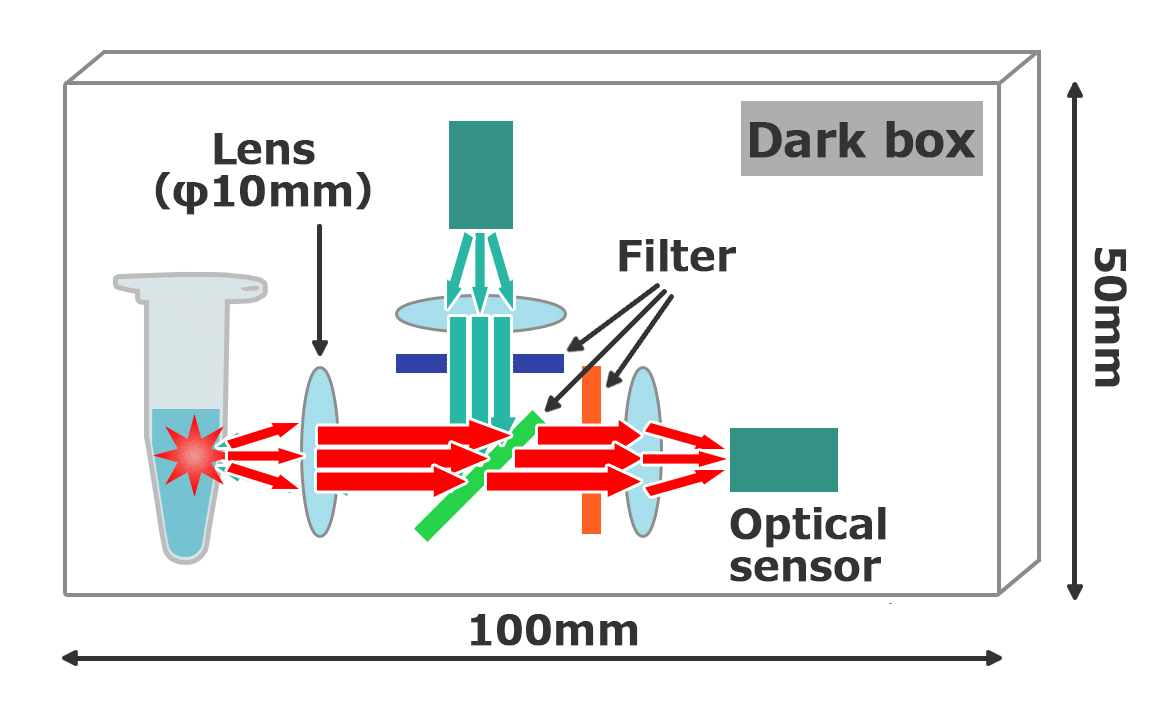 Conventional fluorescence detection method