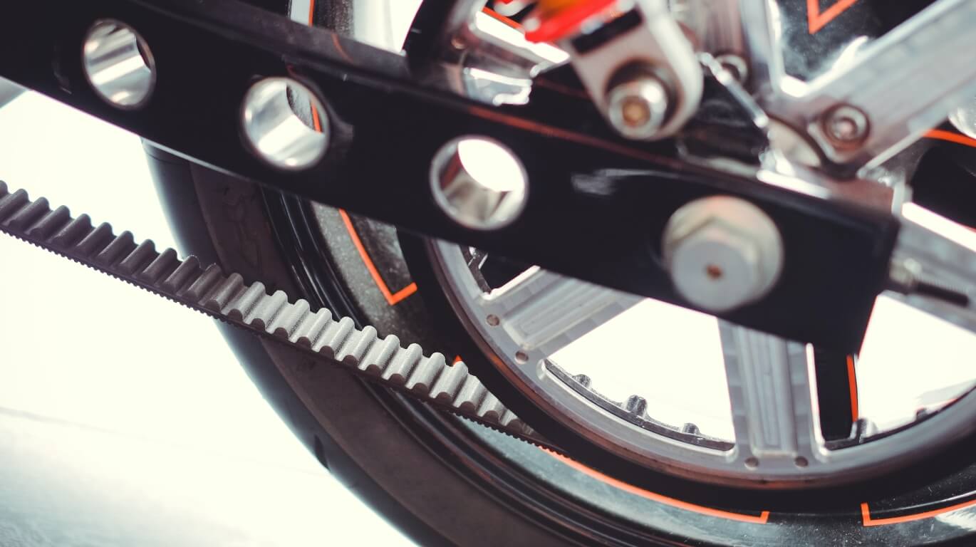 Applying to rear-wheel drive system for electric motorcycles