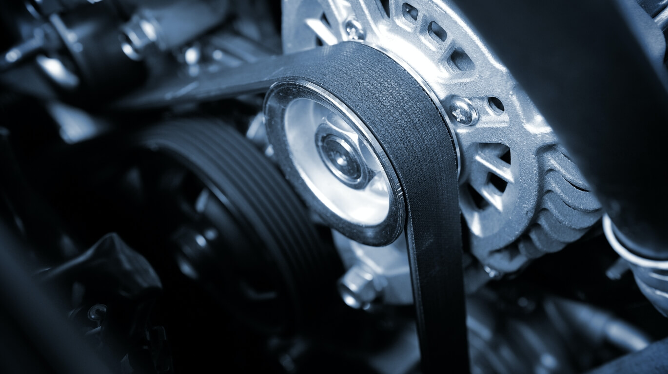 Expansion to rubber V-belt for auxiliary drive system on mild hybrid vehicles