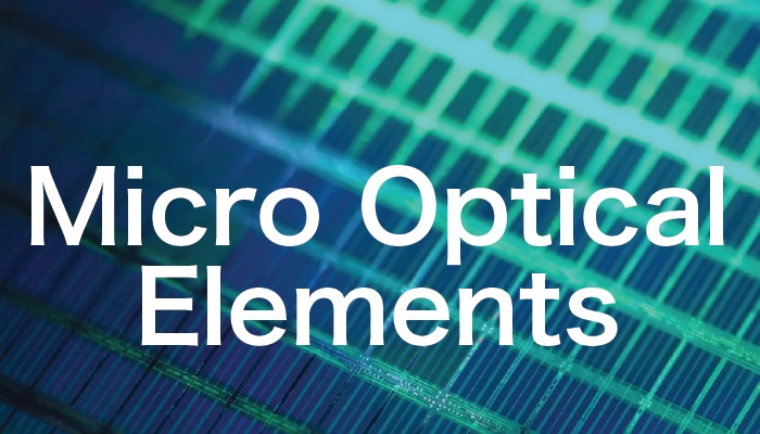 Micro optical emements