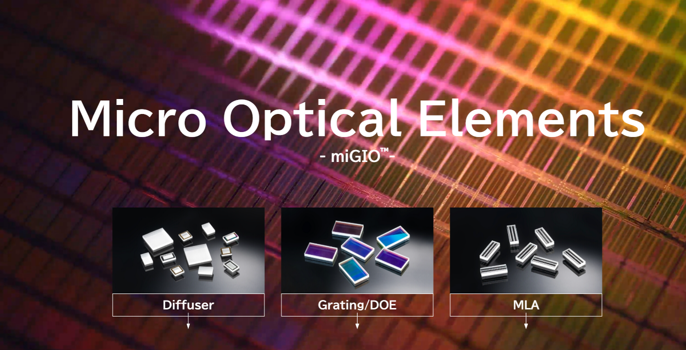 Special Web page for Micro Optical Elements (miGIO™)