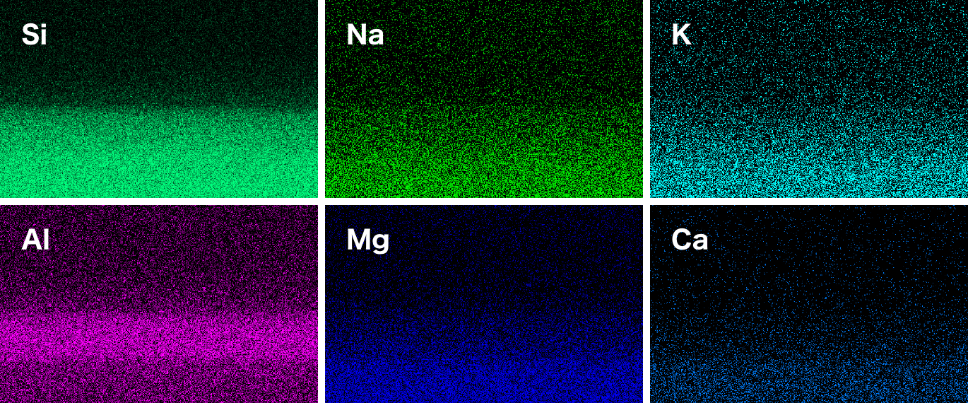 EDX Images (Porous Layer)